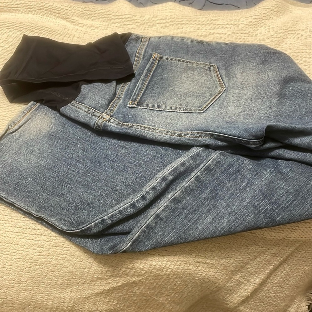 Liz Lange Maternity Bootcut jeans, size 10